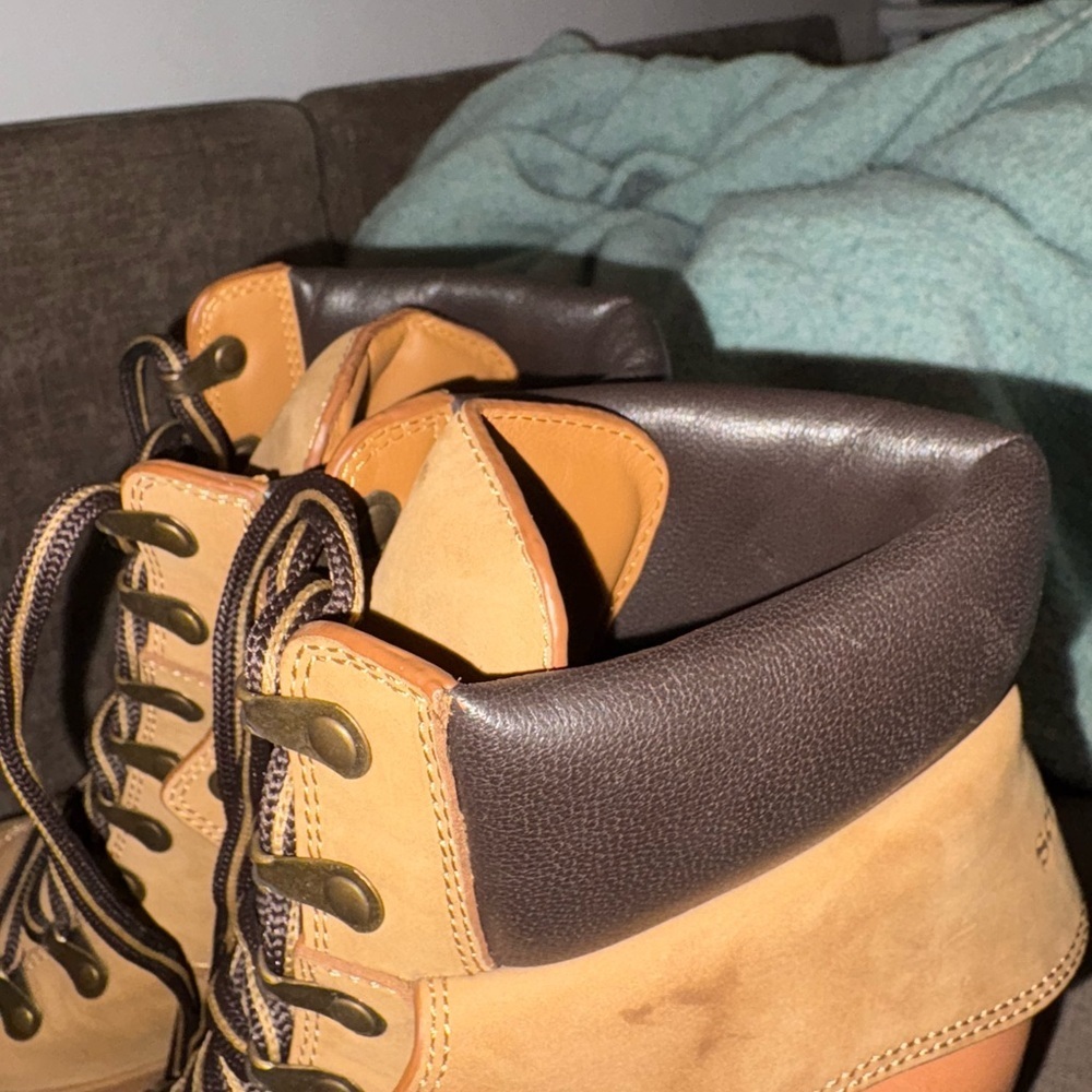See By Chloé Heeled Lace-Up Boots Tan/Brown Size 9 — Unworn - Picture 8 of 9